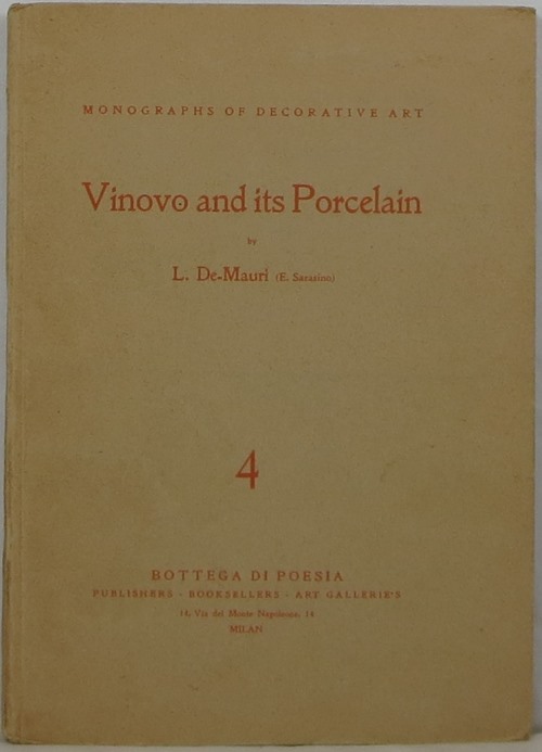 Image for Vinovo and its Porcelain (A Page of the History of Art in Piedmont)