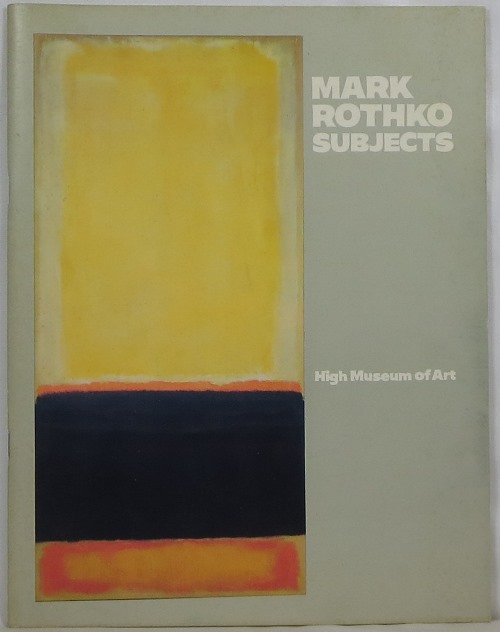 Image for Mark Rothko Subjects