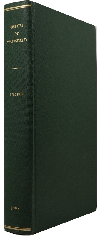Image for History of the Town of Waitsfield, Vermont 1782-1908 with Family Genealogies