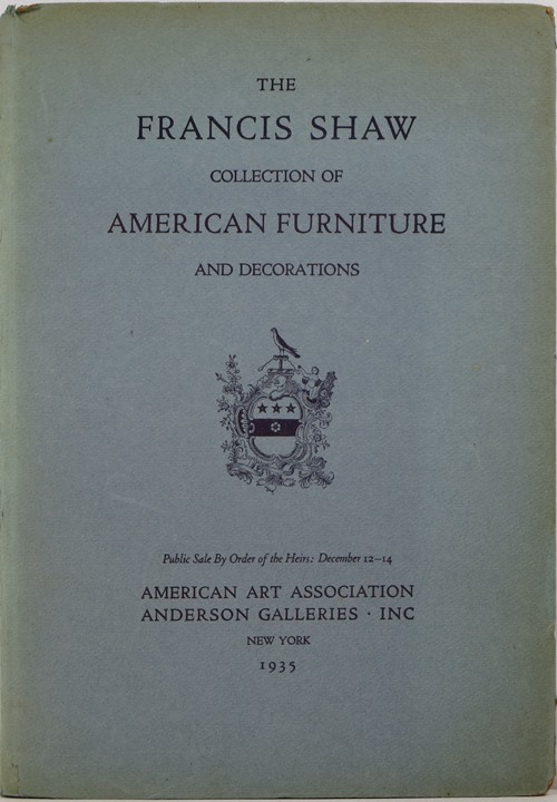 Image for The Francis Shaw Collection of American Furniture and Decorations