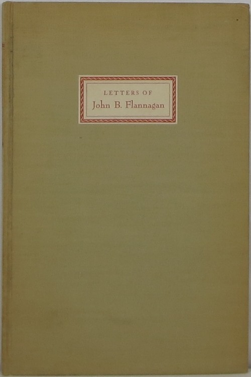 Image for Letters of John B. Flannagan
