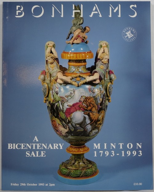 Image for Minton 1793-1993: A Bicentenary Sale, Bonhams, 29th October, 1993