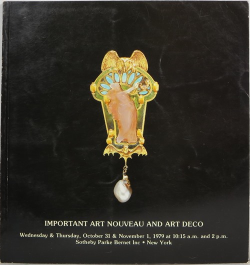 Image for Important Art Nouveau and Art Deco, New York, October 31 and November 1, 1979