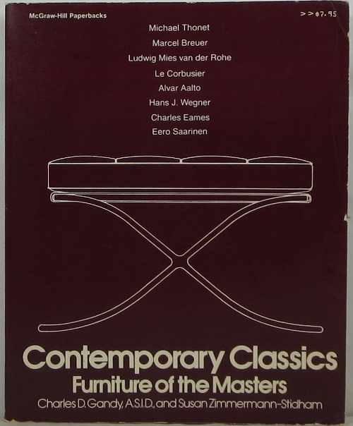 Image for Contemporary Classics: Furniture of the Masters