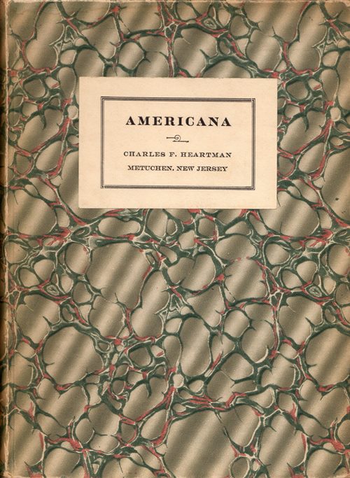 Image for Americana: Printed and in Manuscript