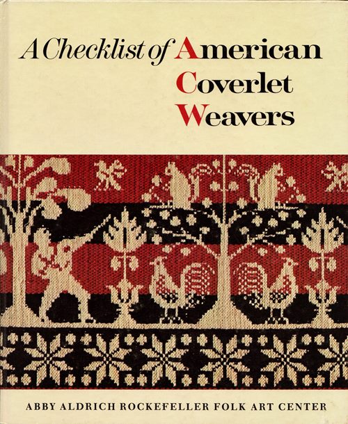 Image for A Checklist of American Coverlet Weavers