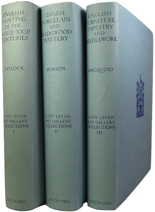 Image for A Record of the Collections in the Lady Lever Art Gallery, Port Sunlight Formed by the First Viscount Leverhulme: 3 volumes -- 1. English Painting ; 2. Chinese Porcelain & Wedgwood Pottery; 3. English Furniture, Tapestry, & Needlework