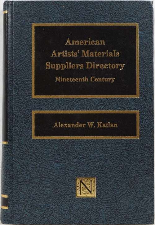 Image for American Artists' Materials Suppliers Directory: Volume 1