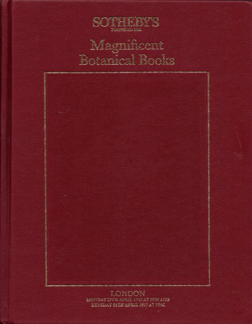 Image for A Magnificent Collection of Botanical Books being the Finest Colour-Plate Books from the Celebrated Library Formed by Robert De Belder, April 27-28, 1987
