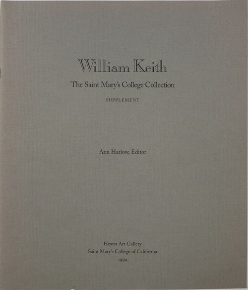 Image for William Keith: The Saint Mary's College Collection Supplement