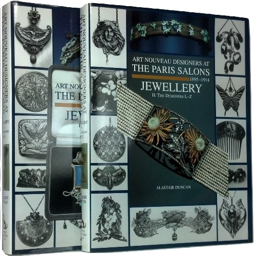 Image for Art Nouveau Designers at the Paris Salons 1895-1914, Jewellery I: The Designers A-K and Jewellery II: The Designers L-Z, 2 volume set