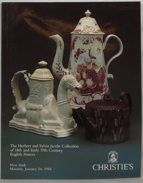 Image for The Herbert and Sylvia Jacobs Collection of 18th and Early 19th Century English Pottery, New York, January 24, 1994