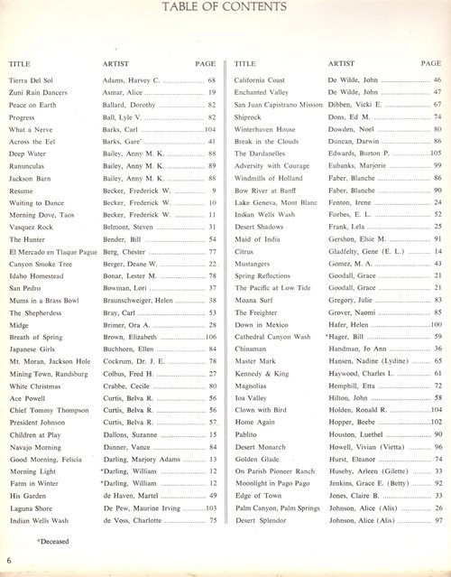 Treasury of Living Art: A Collection of the Works of Member Artists