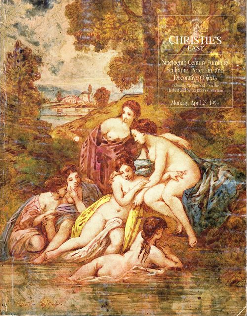 Image for Nineteenth Century Furniture, Sculpture, Porcelain, and Decorative Objects including Wedgwood from the Herbert and Sylvia Jacobs Collection, New York, April 25, 1994 (Sale 7549)