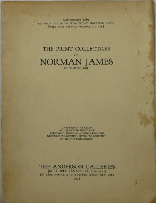 Image for The Print Collection of Norman James, Baltimore, MD