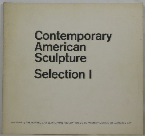Image for Contemporary American Sculpture: Selection I