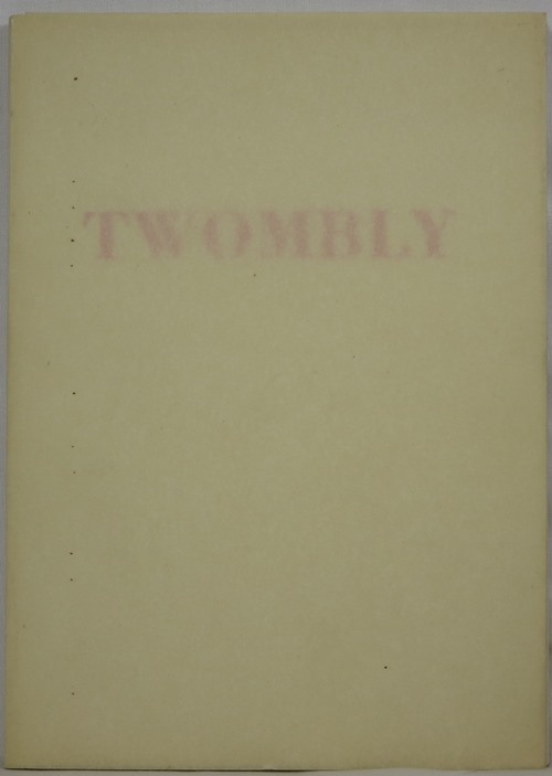 Image for Cy Twombly XI Recent Works