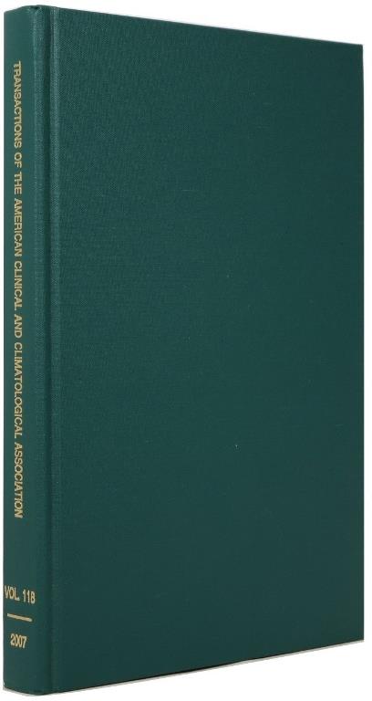 Image for Transactions of the American Clinical and Climatological Association, Volume 118