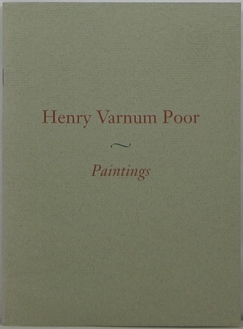 Image for Henry Varnum Poor (1887-1970): Paintings