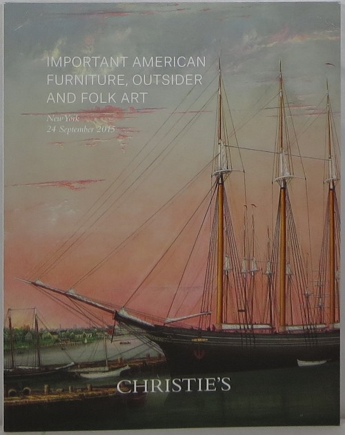 Image for Important American Furniture, Outsider and Folk Art, New York, 24 September 2015, Sale 3770