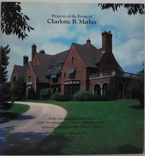 Image for Property of the Estate of Charlotte B. Mather at Perrysburg, Ohio, October 6, 1979