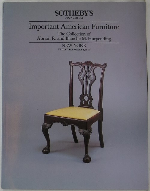 Image for Important American Furniture: The Collection of Abram R. and Blanche M. Harpending, New York, February 1, 1985