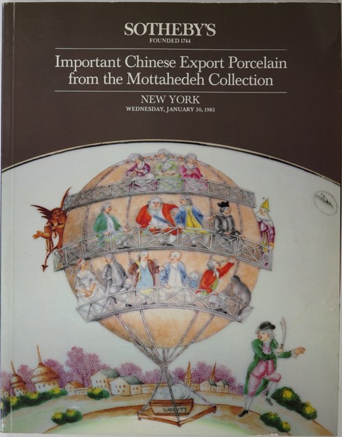Image for Important Chinese Export Porcelain from the Mottahedeh Collection, New York, January 20, 1985