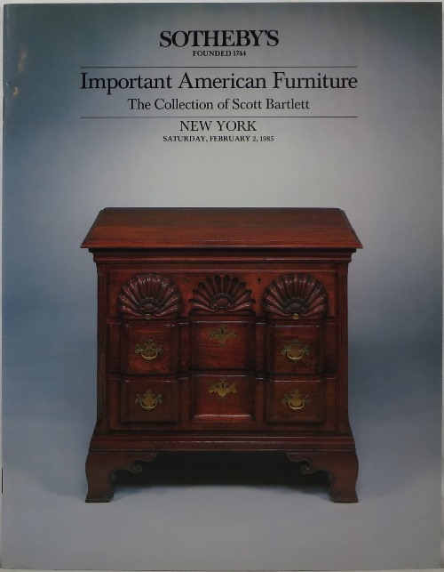 Image for Important American Furniture: The Collection of Scott Bartlett, February 2, 1985