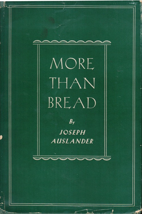 Image for More Than Bread: A Book of Poems