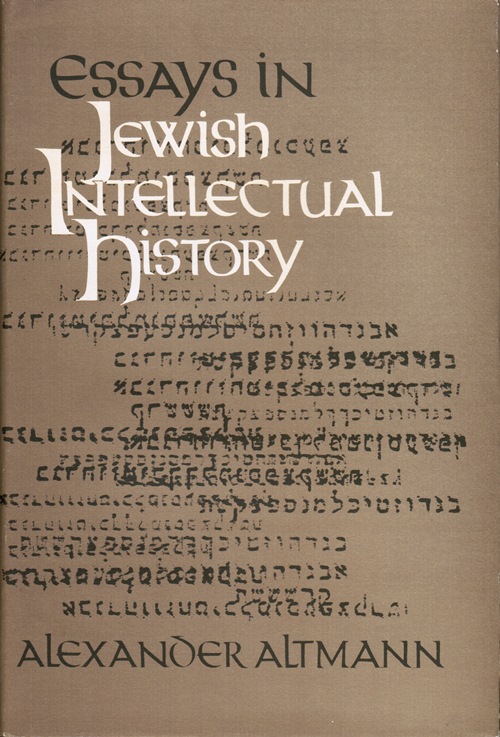 Image for Essays in Jewish Intellectual History
