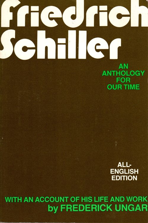 Image for Friedrich Schiller: An Anthology for Our Time
