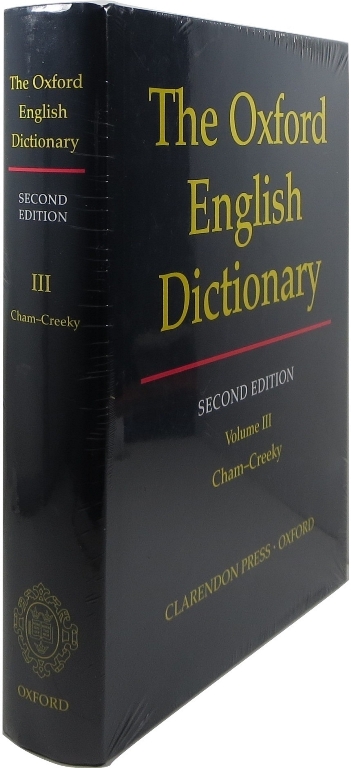 Image for The Oxford English Dictionary, Second Edition, Volume III, Cham - Creeky