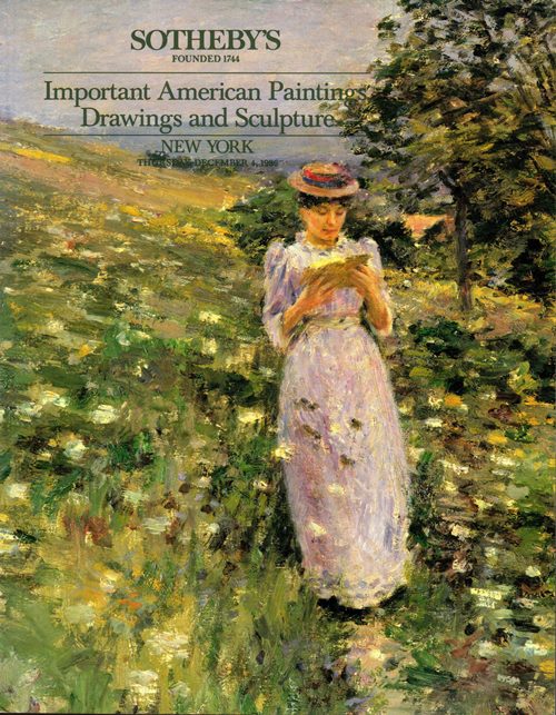 Image for Important American Paintings, Drawings and Sculpture, New York, December 4, 1986 (Sale 5524)