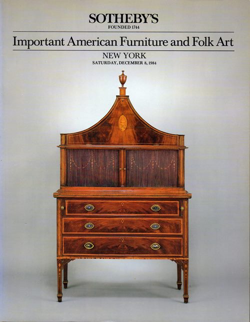 Image for Important American Furniture and Folk Art, New York, December 8, 1984 (Sale 5228)