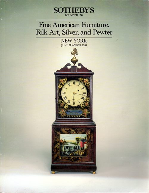 Image for Fine American Furniture, Folk Art, Silver and Pewter, New York, June 27 and 28, 1985 (Sale 5357)