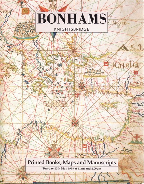 Image for Printed Books, Maps and Manuscripts, Knightsbridge, 12th May 1998 (Sale 27687)