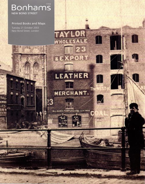 Image for Printed Books and Maps, New Bond Street, 21 October 2003 (Sale 10574)