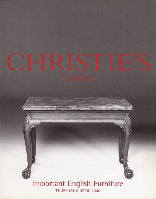 Image for Important English Furniture, London, 6 April 2000 (Sale 6279)