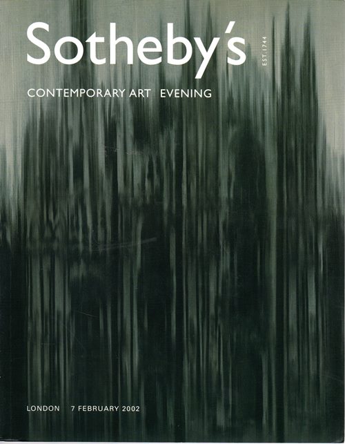 Image for Contemporary Art, Evening, London, 7 February 2002 (Sale L02100)