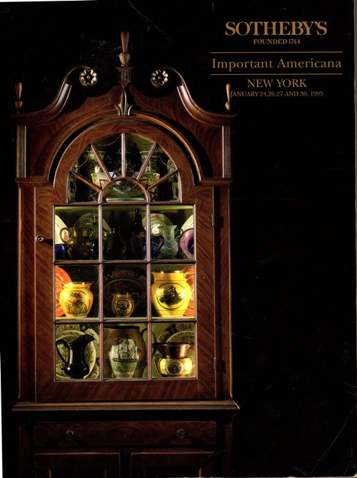 Image for Important Americana, New York, January 24, 26, 27 and 30, 1995 (Sale 6660)