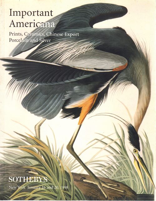 Image for Important Americana: Prints, Ceramics, Chinese Export Porcelain and Silver, New York, January 16 and 20, 1998 (Sale 7082)