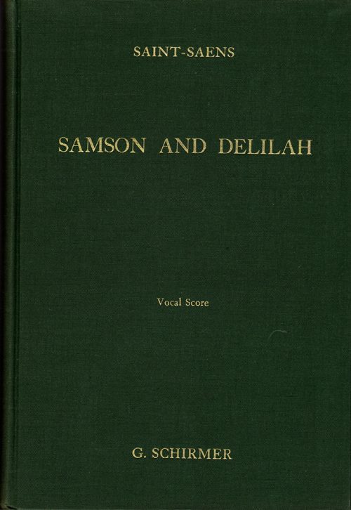Image for Samson and Delilah: Opera in Three Acts