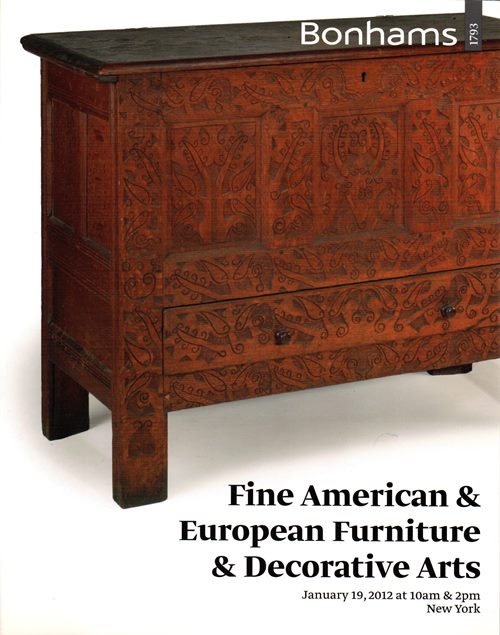 Image for Fine American & European Furniture & Decorative Arts, New York, January 19, 2012 (Sale 19530)