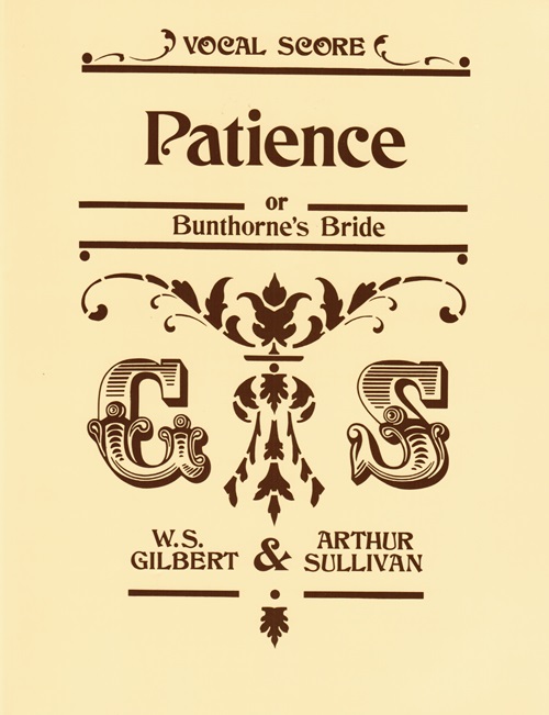 Image for Patience or Bunthorne's Bride