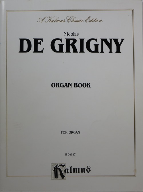 Image for De Grigny Organ Book