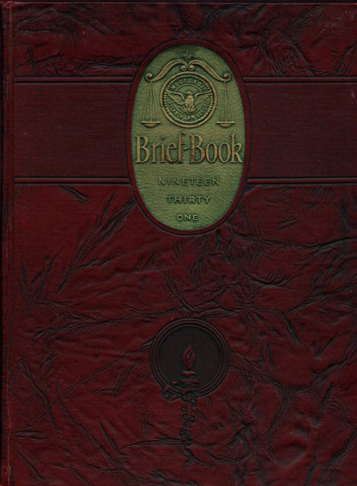 Image for Atlanta Law School Brief-Book Nineteen Thirty One