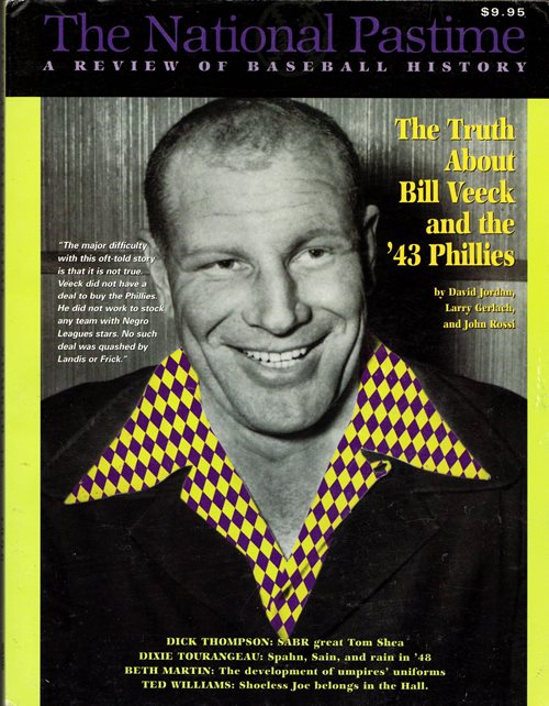 The National Pastime: A Review of Baseball History, Number 18, 1998